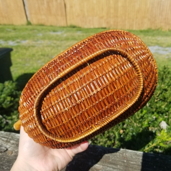 Wicker duck shaped basket - Picture 6 of 8